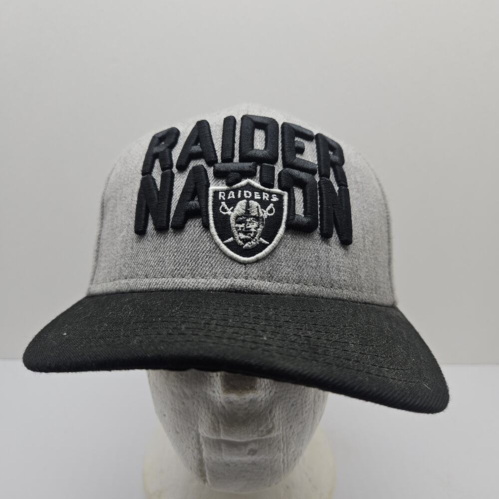 New Era Oakland Raiders NFL 9FIFTY Snapback Cap Hat Black/Gray